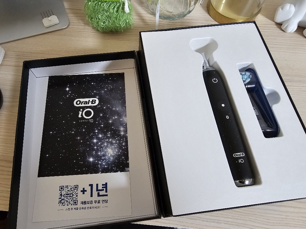 오랄비 전동칫솔 핸들+리필모 세트 구매 후기 이미지